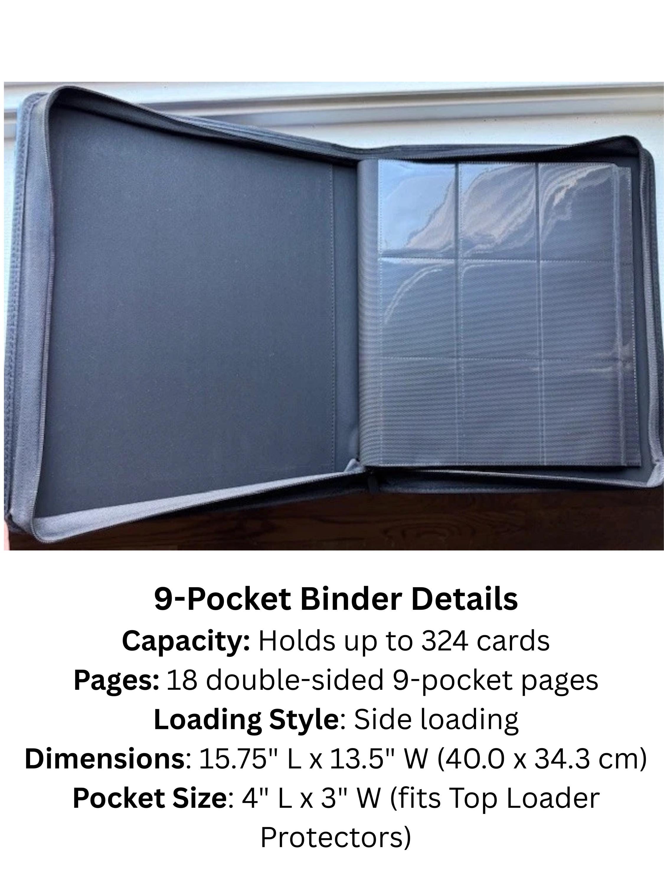 PKM Trading Card Top Loader Binder - Dirty 30