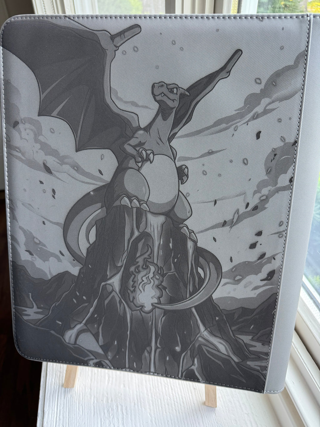 TCG Top Loader Binder - Volcano Inferno