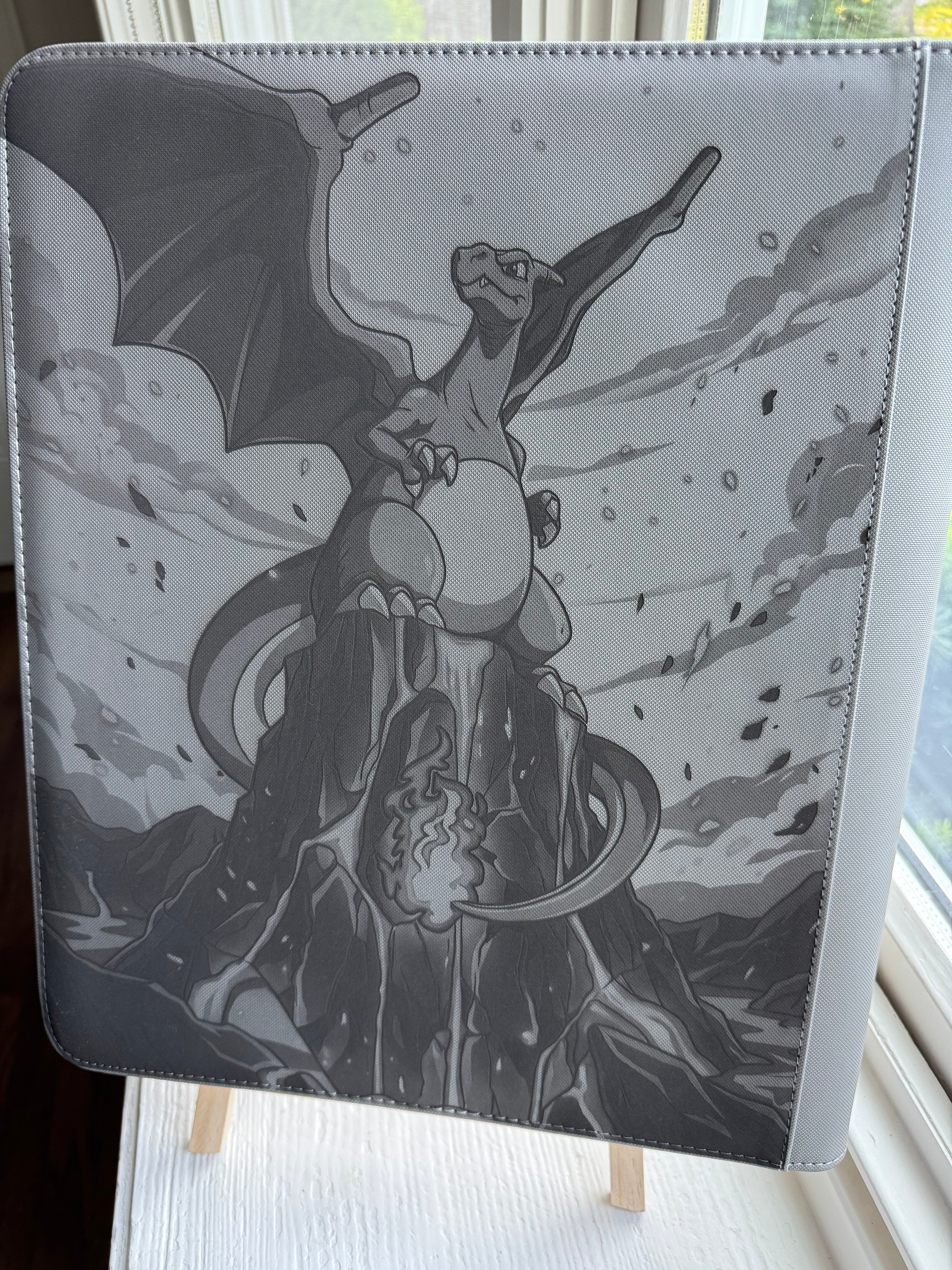 TCG Top Loader Binder - Volcano Inferno