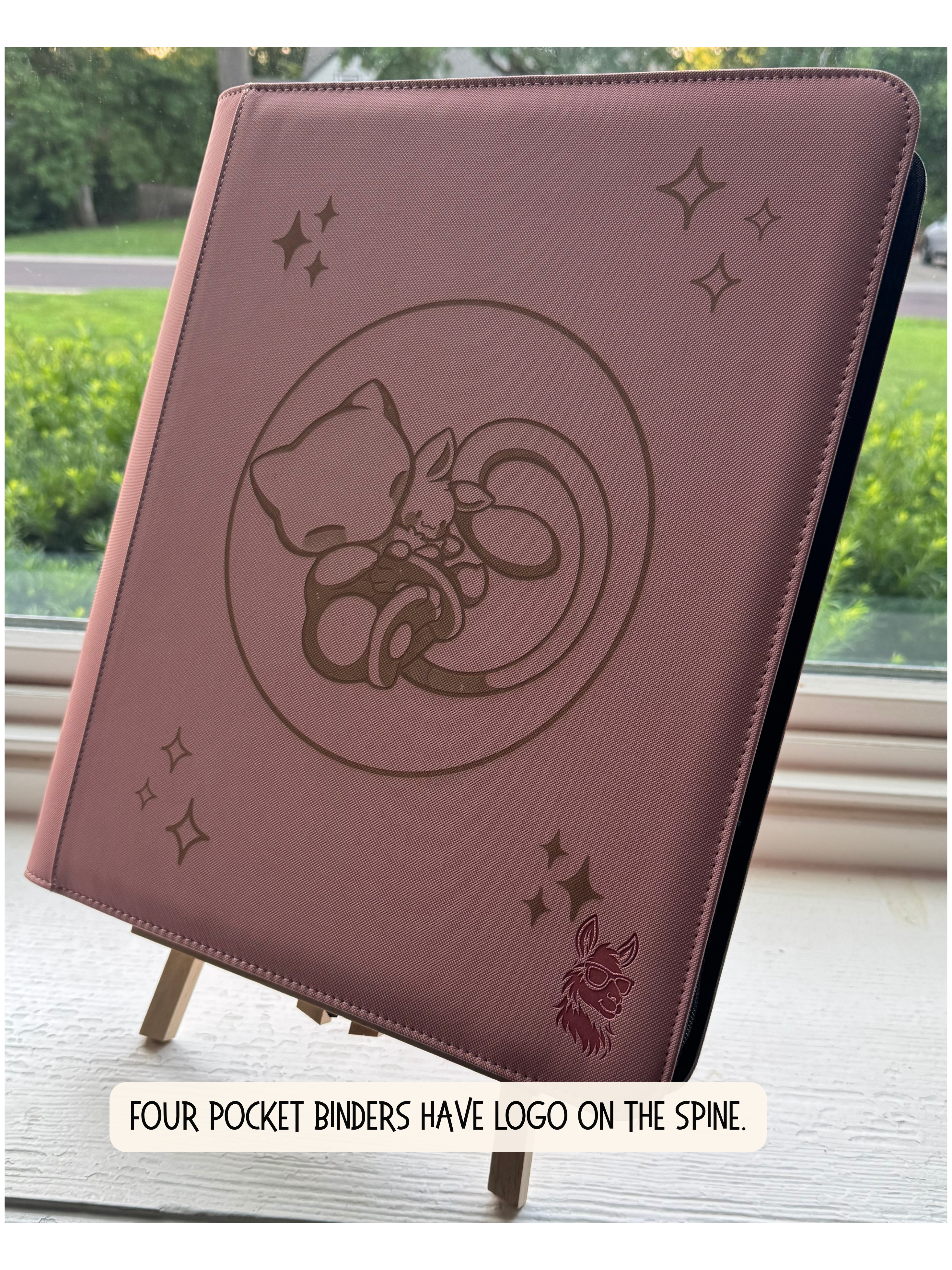 PKM Trading Card Top Loader Binder - Bubbles