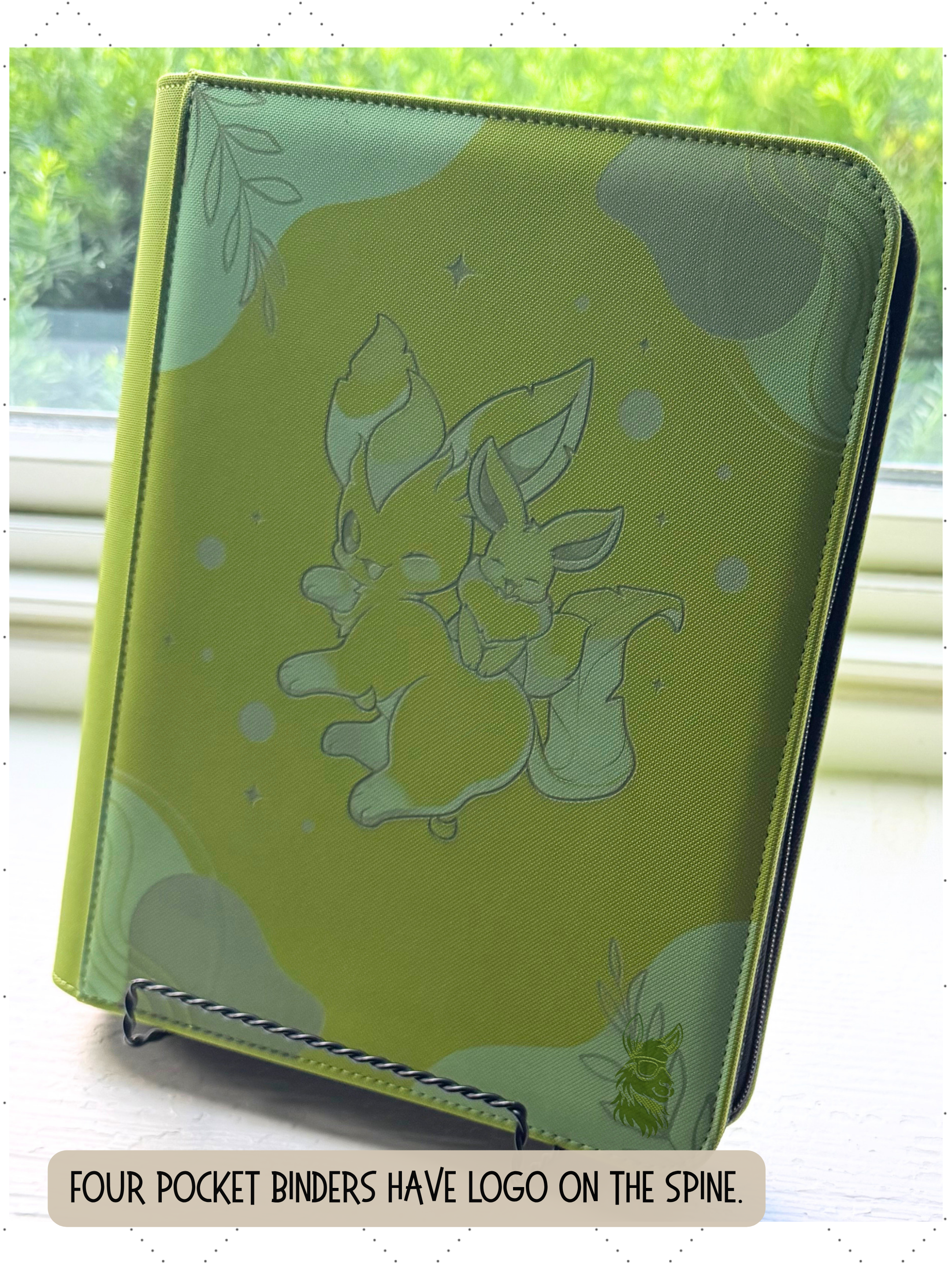 TCG Top Loader Binder - Leaf Me Be